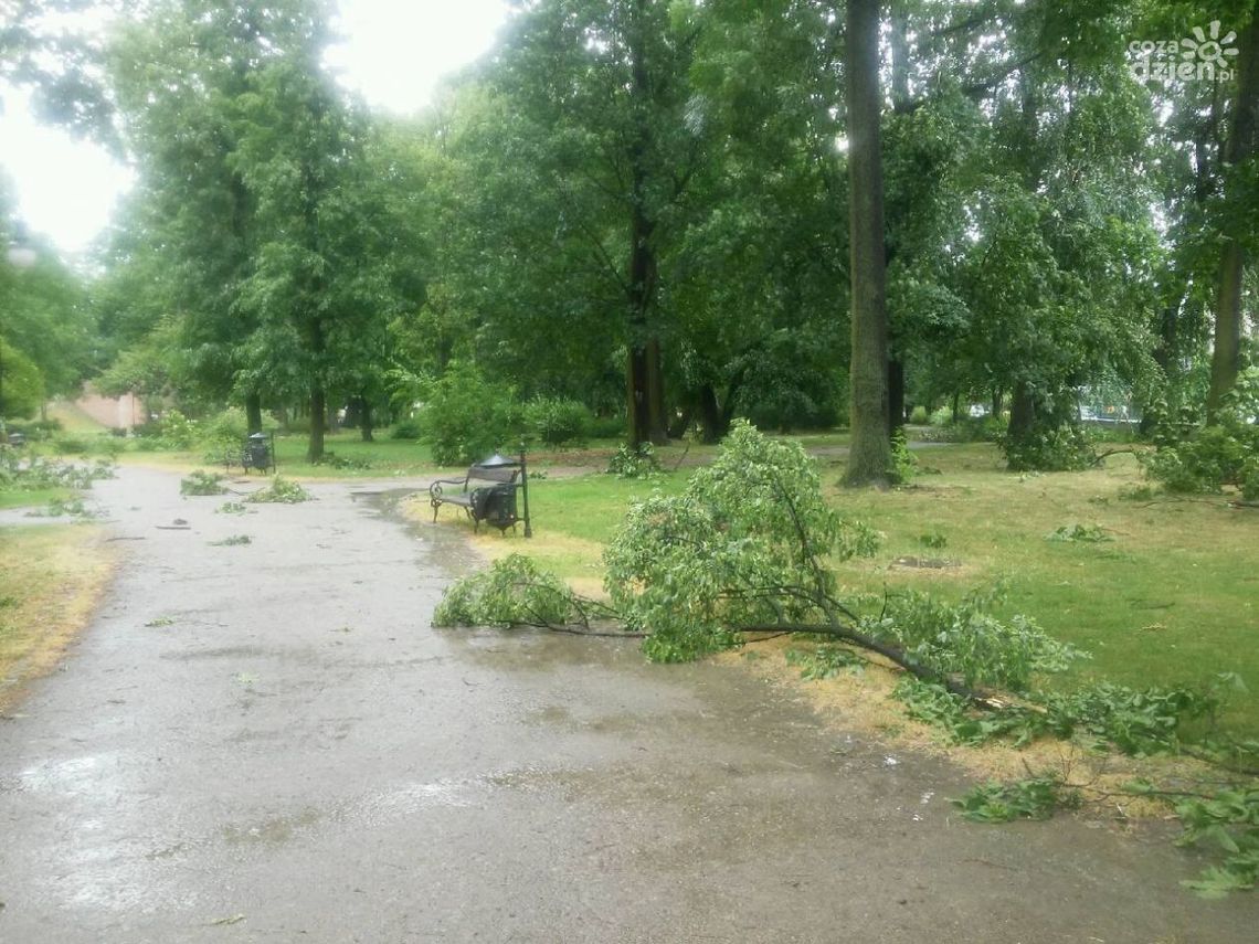 Skutki nawałnicy nad Radomiem