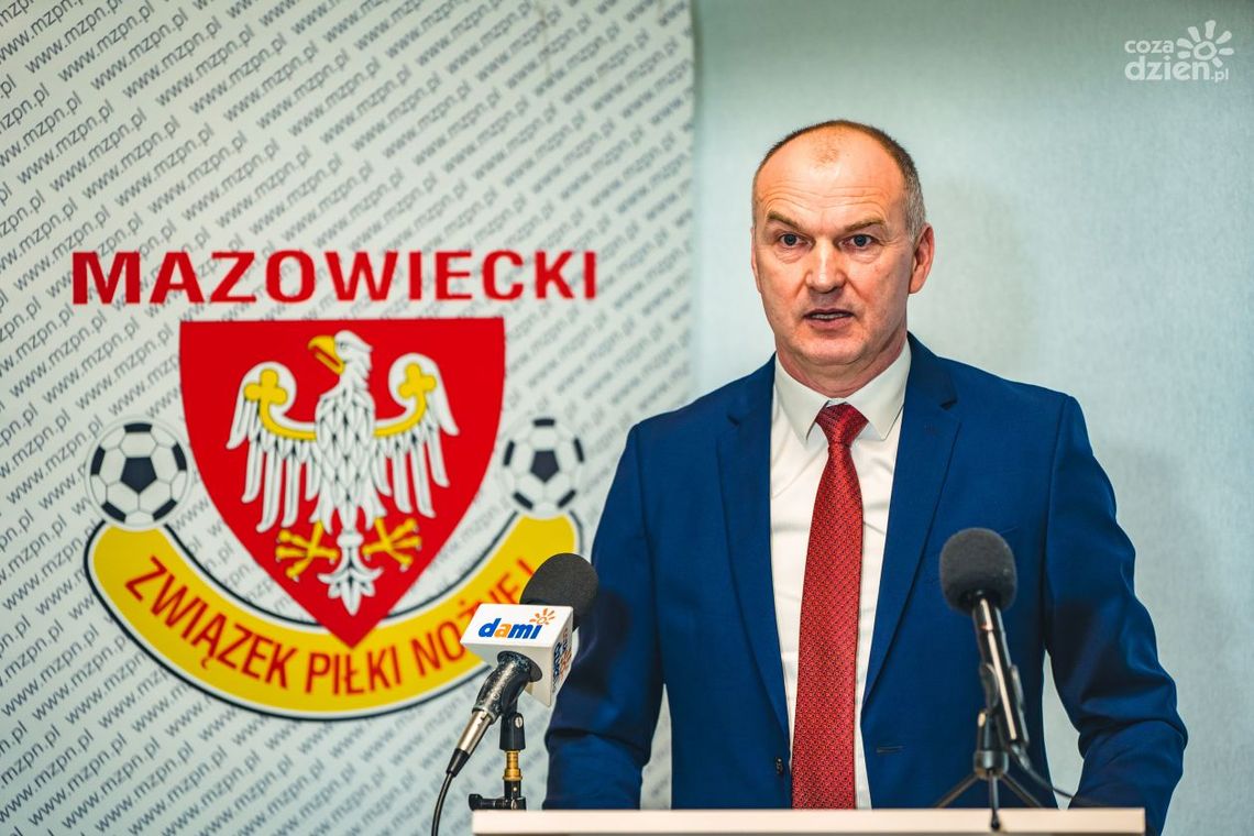 Sławomir Pietrzyk, prezes Mazowieckiego Związku Piłki Nożnej będzie ubiegał się o reelekcję