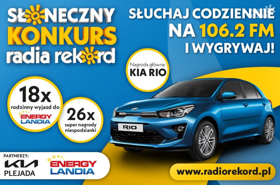 Słoneczny konkurs Radia Rekord!