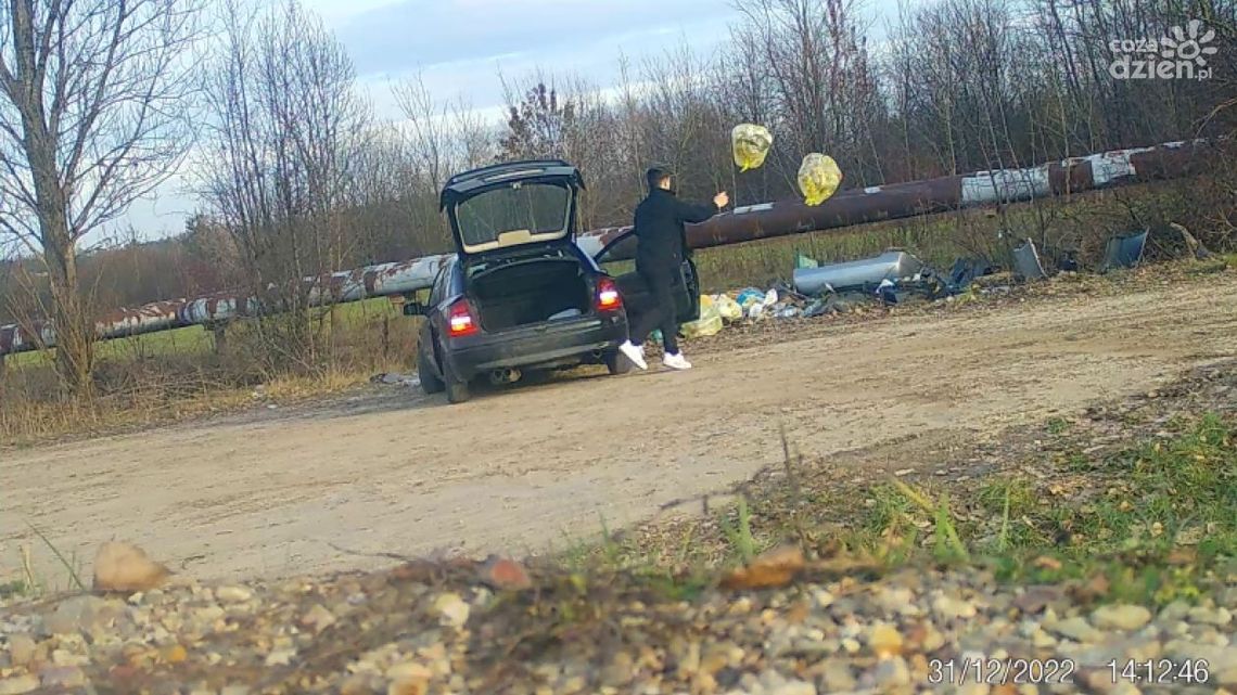 Śmieciarze złapani na gorącym uczynku