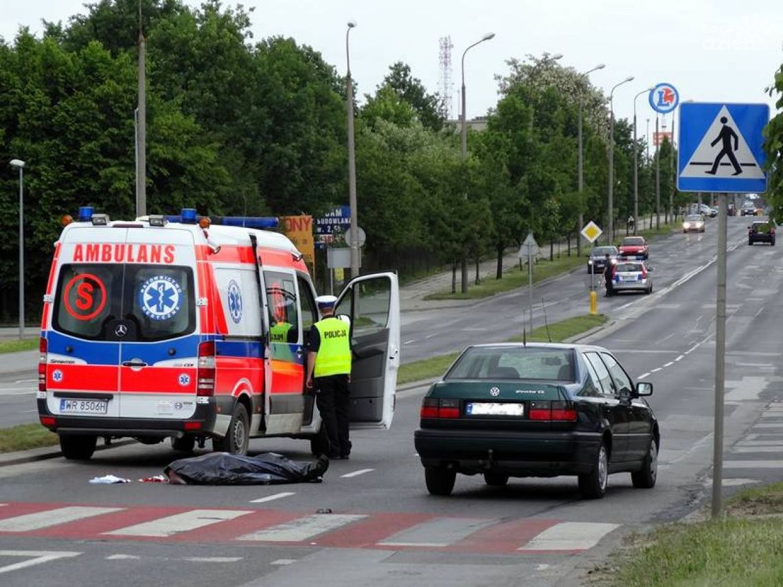 Śmiertelne potrącenie pieszego na ulicy Wierzbickiej! (AKTUALIZACJA)