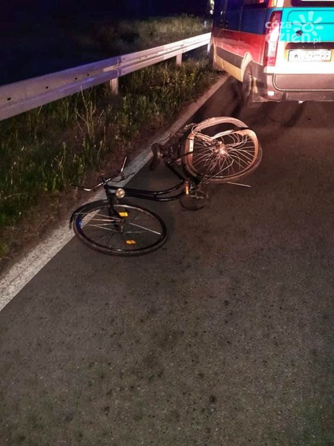 Śmiertelne potrącenie rowerzysty Śmiertelne potrącenie rowerzysty