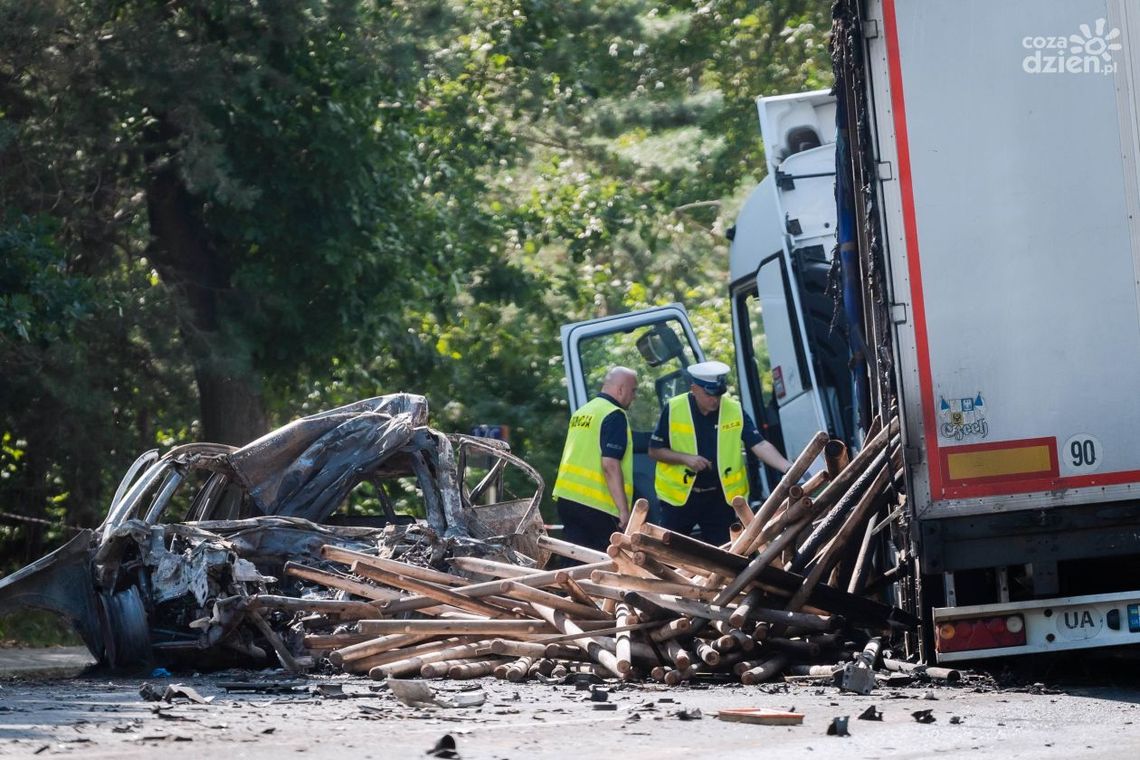 Śmiertelny wypadek na DK12 