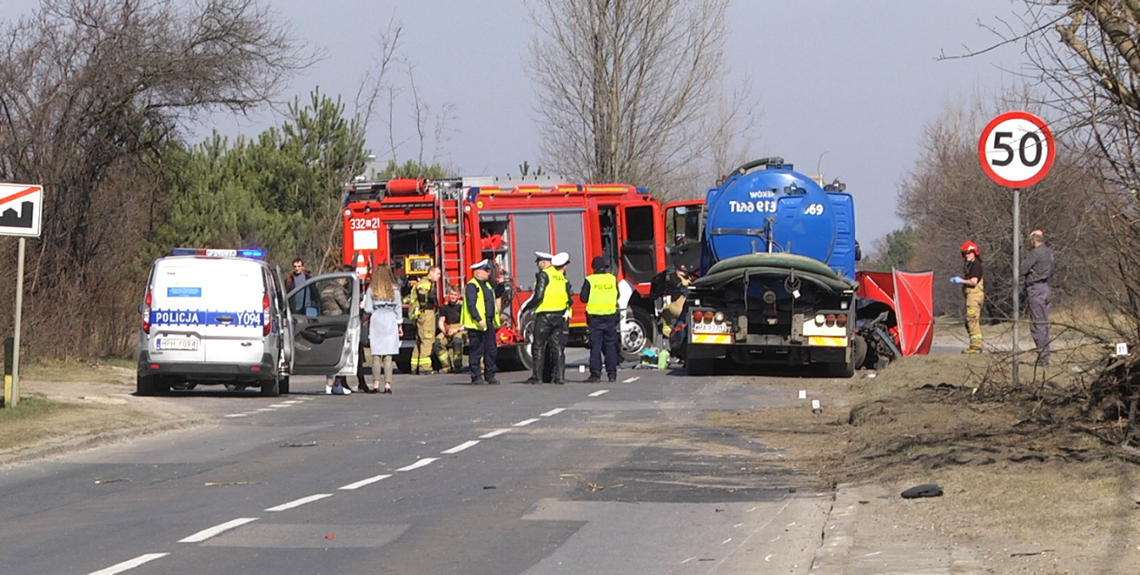 Śmiertelny wypadek przy ul. Energetyków [WIDEO]