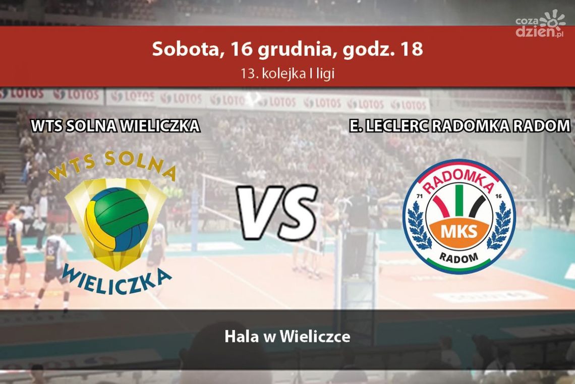Solna Wieliczka - E. Leclerc Radomka Radom (relacja LIVE)
