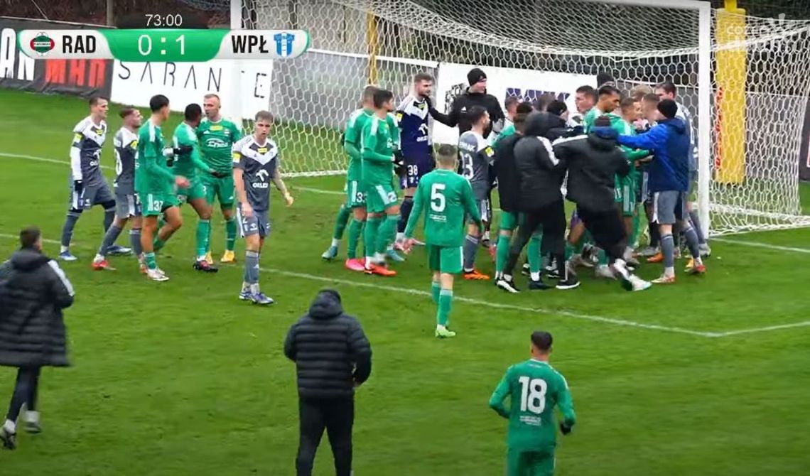 Sparing Radomiaka z Wisłą Płock przedwcześnie zakończony awanturą!
