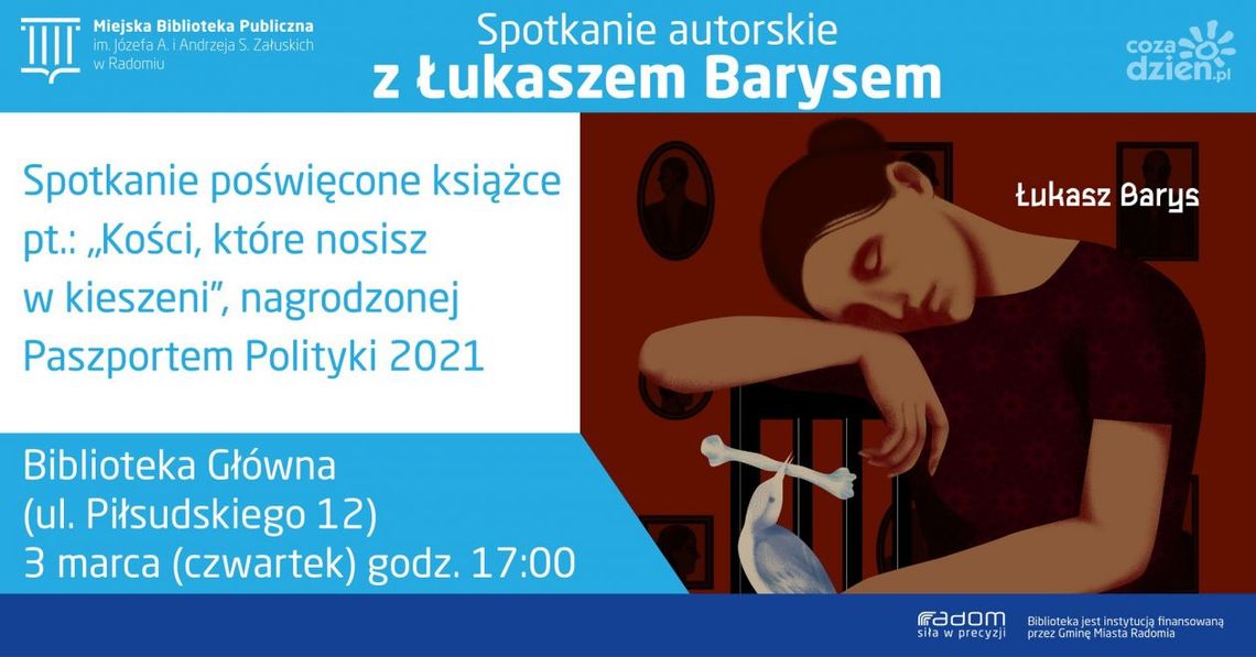 Spotkanie autorskie z Łukaszem Barysem Spotkanie autorskie z Łukaszem Barysem