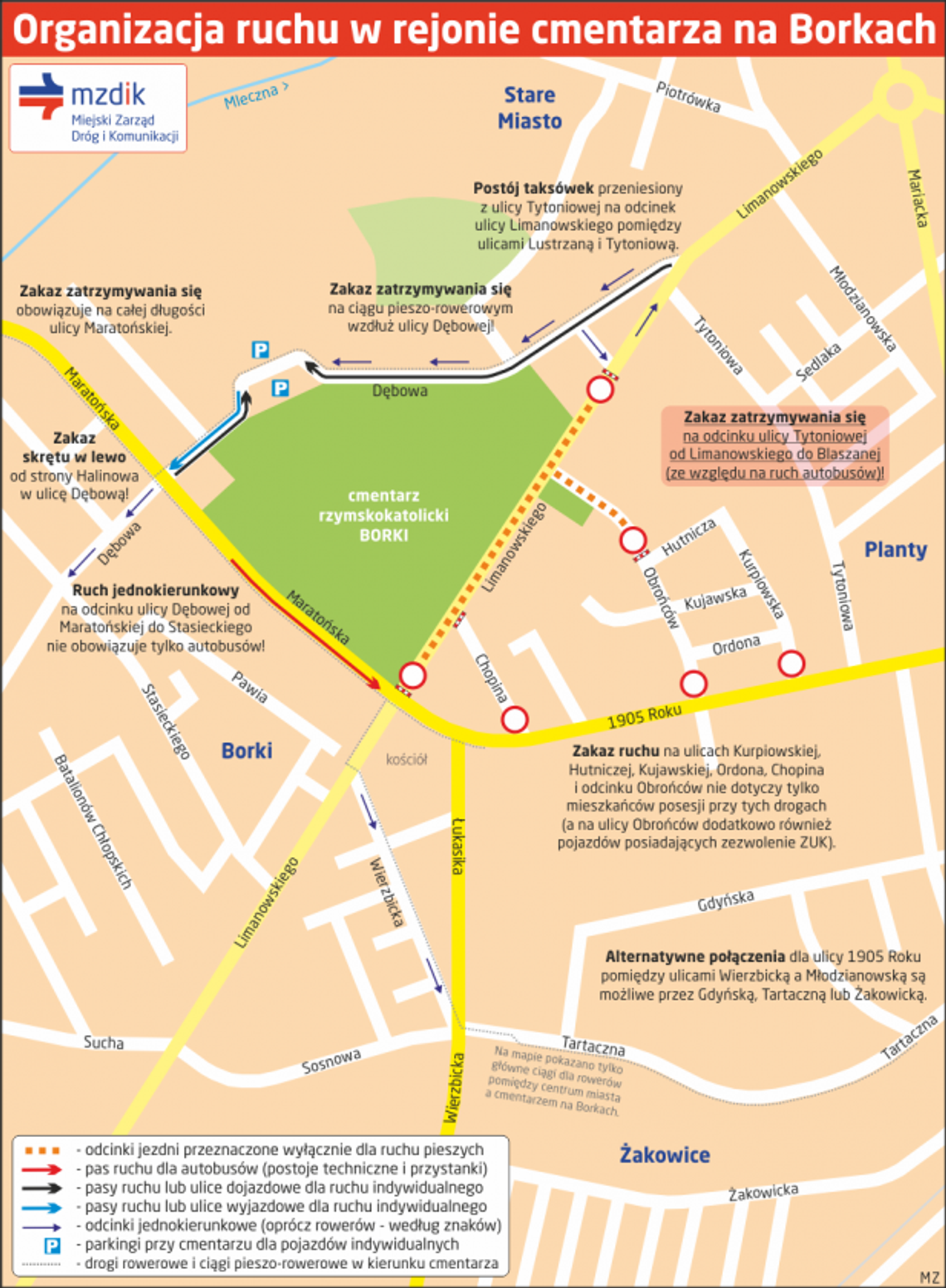 Sprawdź jak dojechać na cmentarze