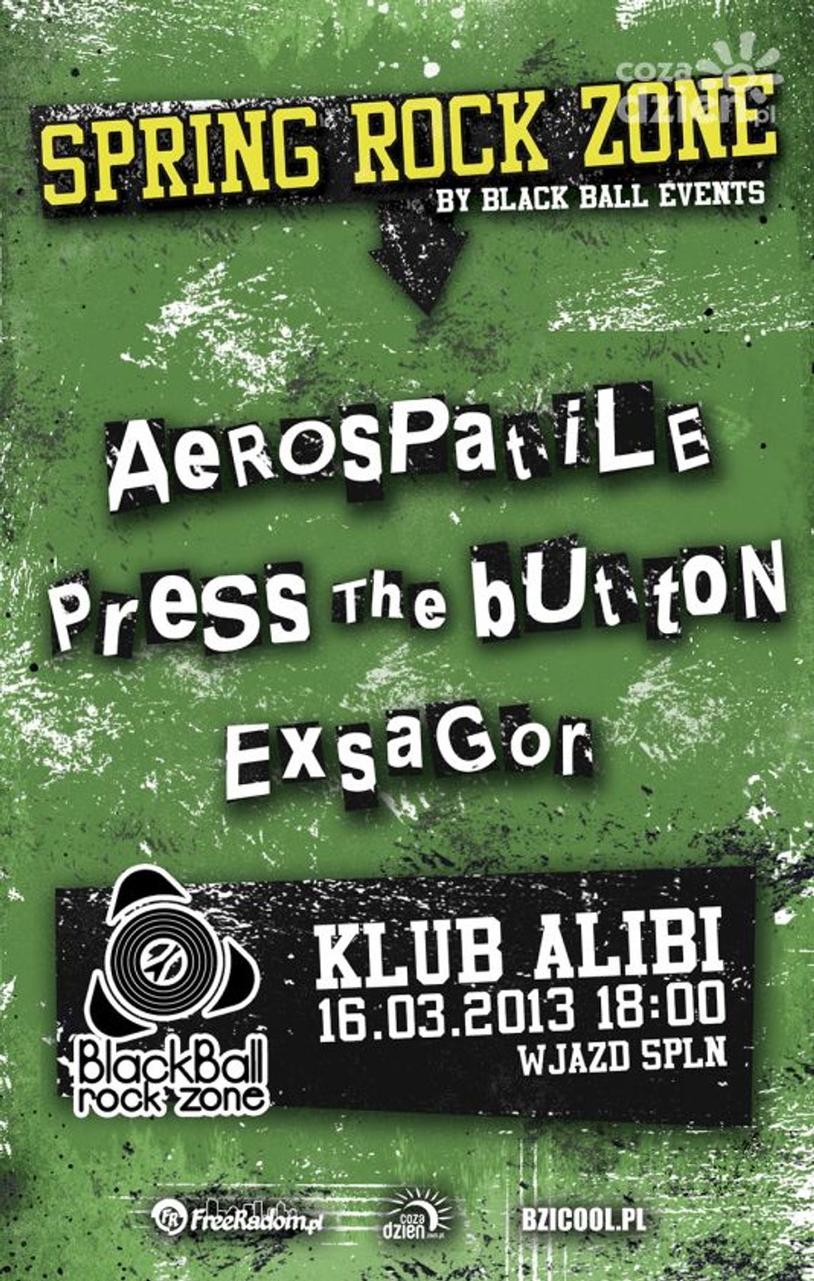 Spring Rock Zone w Klubie Alibi!