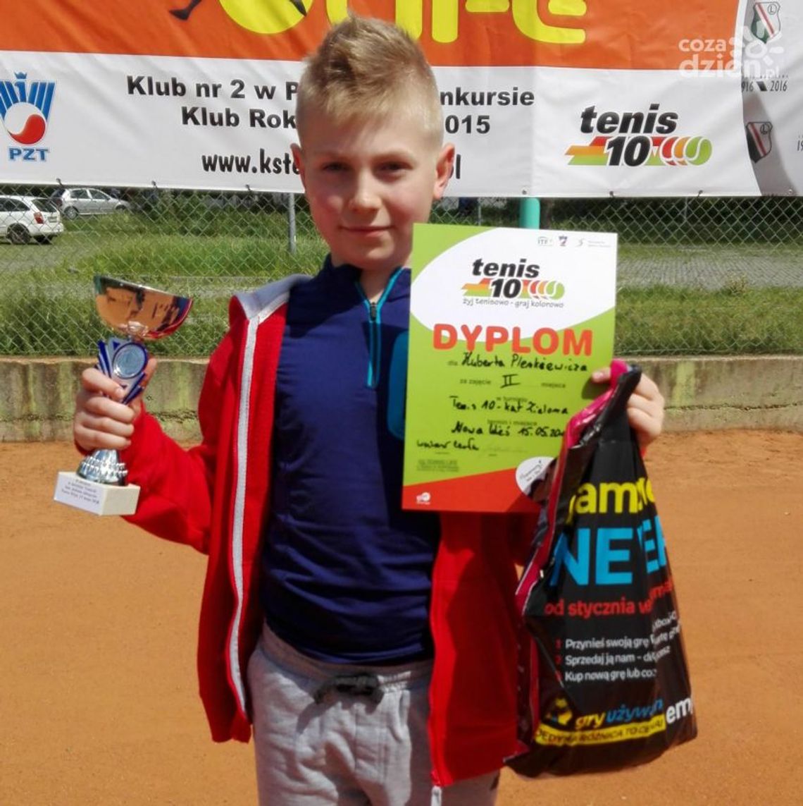 Srebrny medal Huberta Plenkiewicza