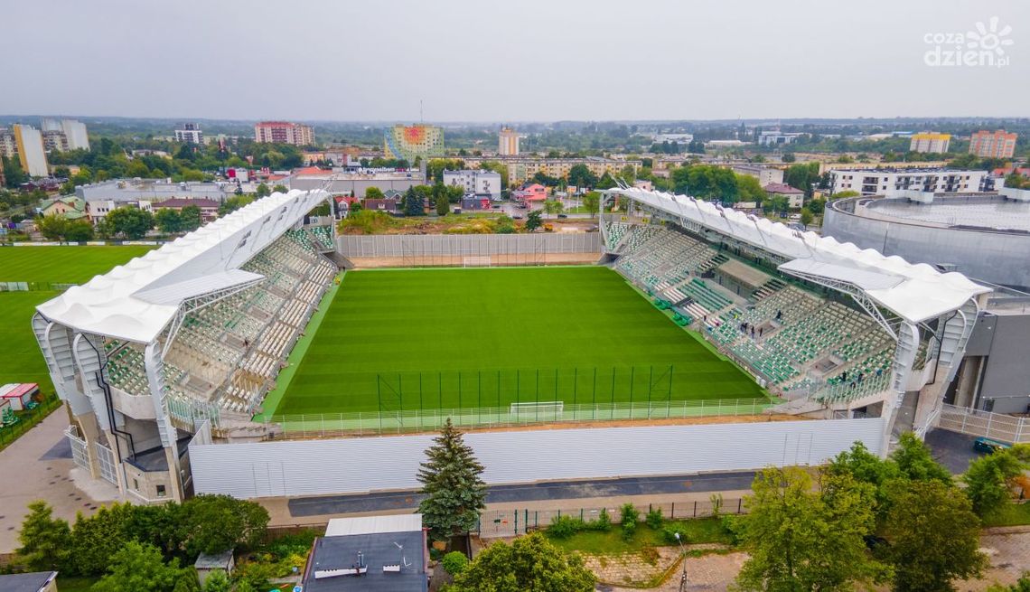 Stadion przy Struga 63 z lotu ptaka kilka dni przed pierwszym wydarzeniem!