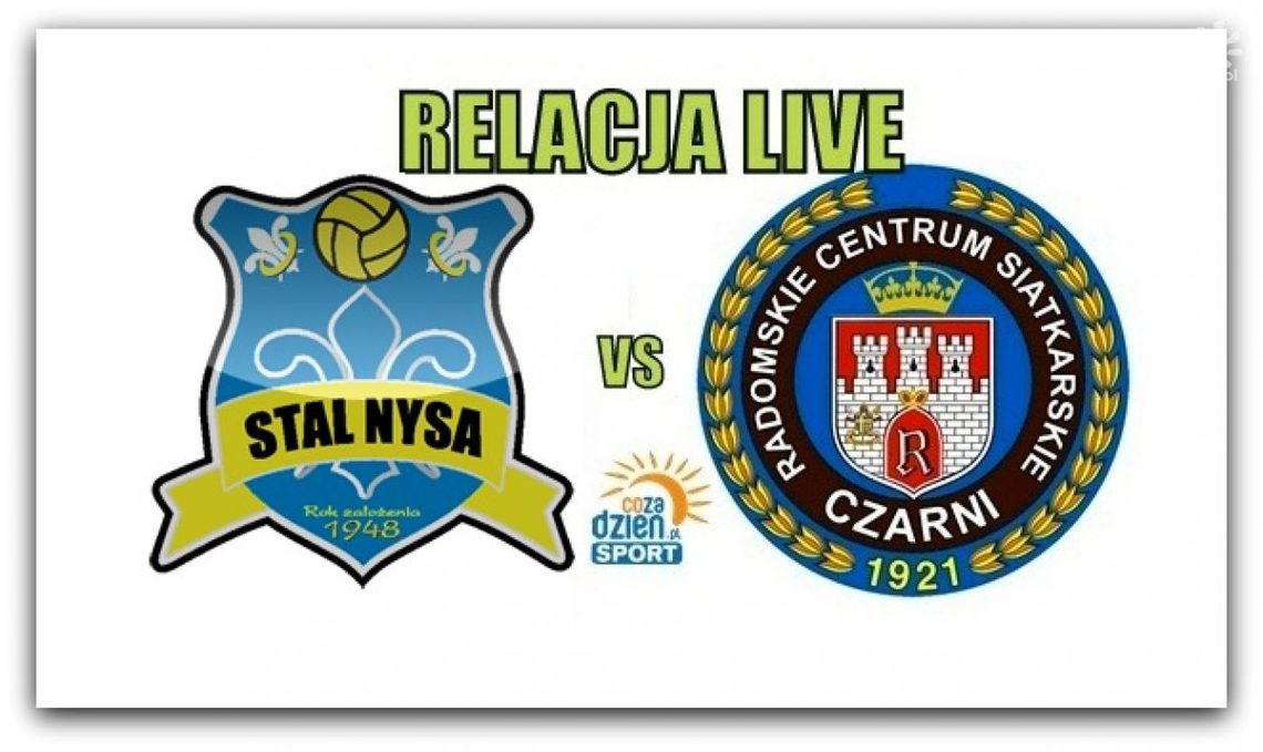 Stal AZS PWSZ Nysa 2:3 RCS Czarni Radom (Zapis relacji live)