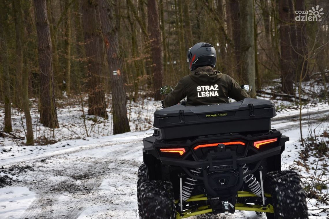 Straż Leśna na quadach