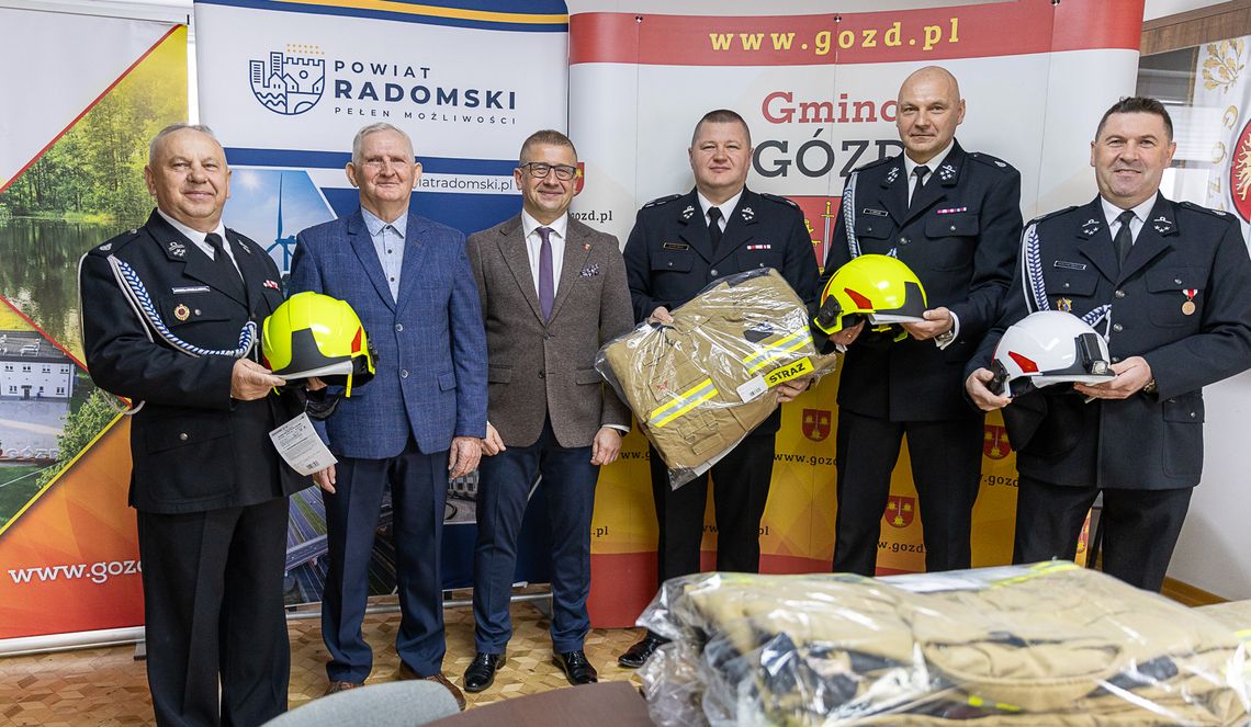 Strażacy ochotnicy z gminy Gózd mają nowy sprzęt