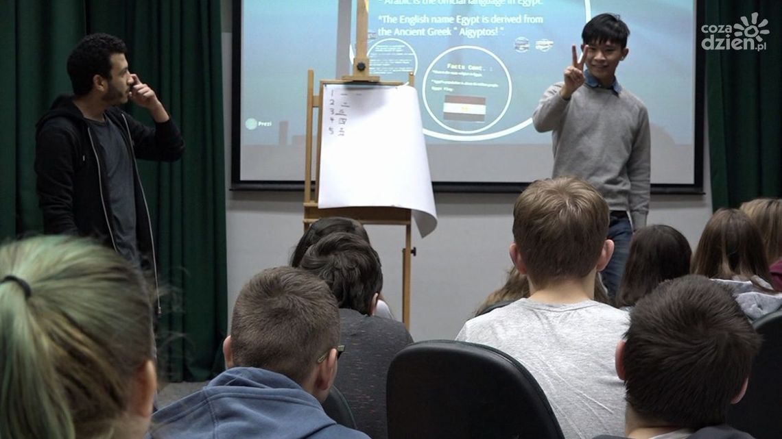 Studenci z zagranicy w IX LO