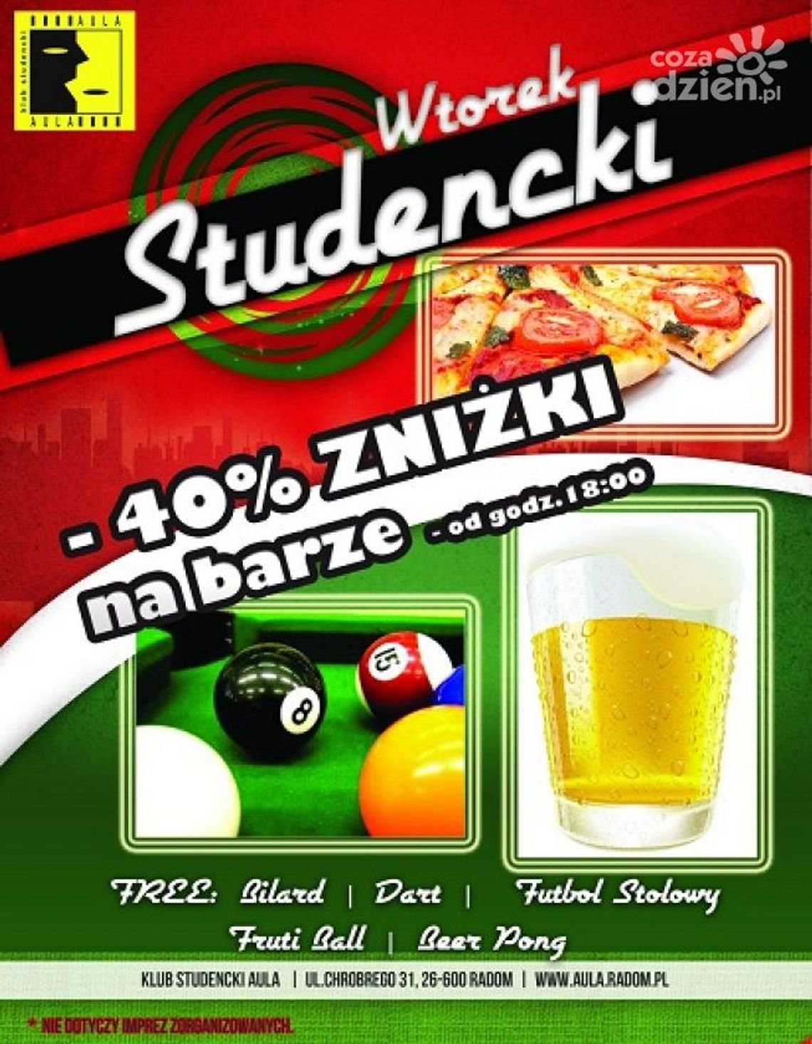 Studencki wtorek w Auli