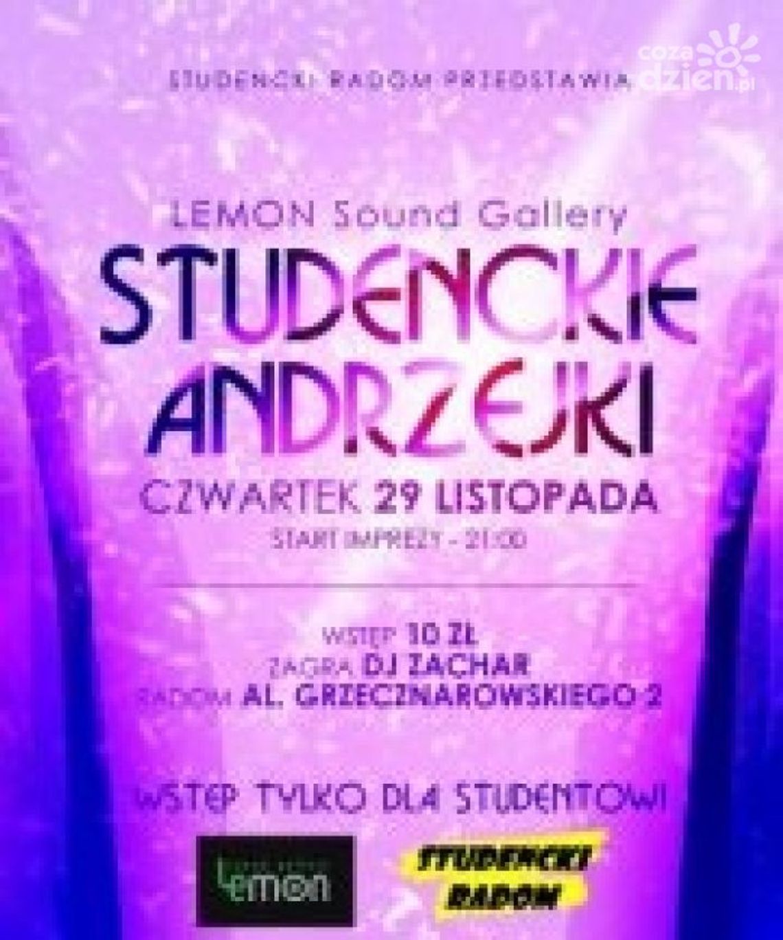 Studenckie Andrzejki w Lemonie Studenckie Andrzejki w Lemonie