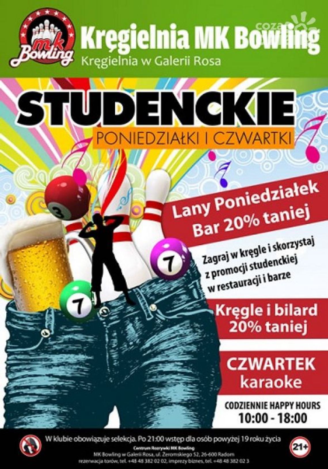 Studenckie promocje w MK Bowling
