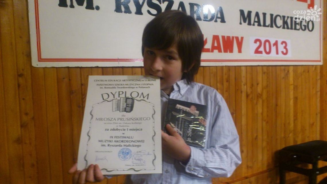 Sukces młodego akordeonisty z Radomia Sukces młodego akordeonisty z Radomia