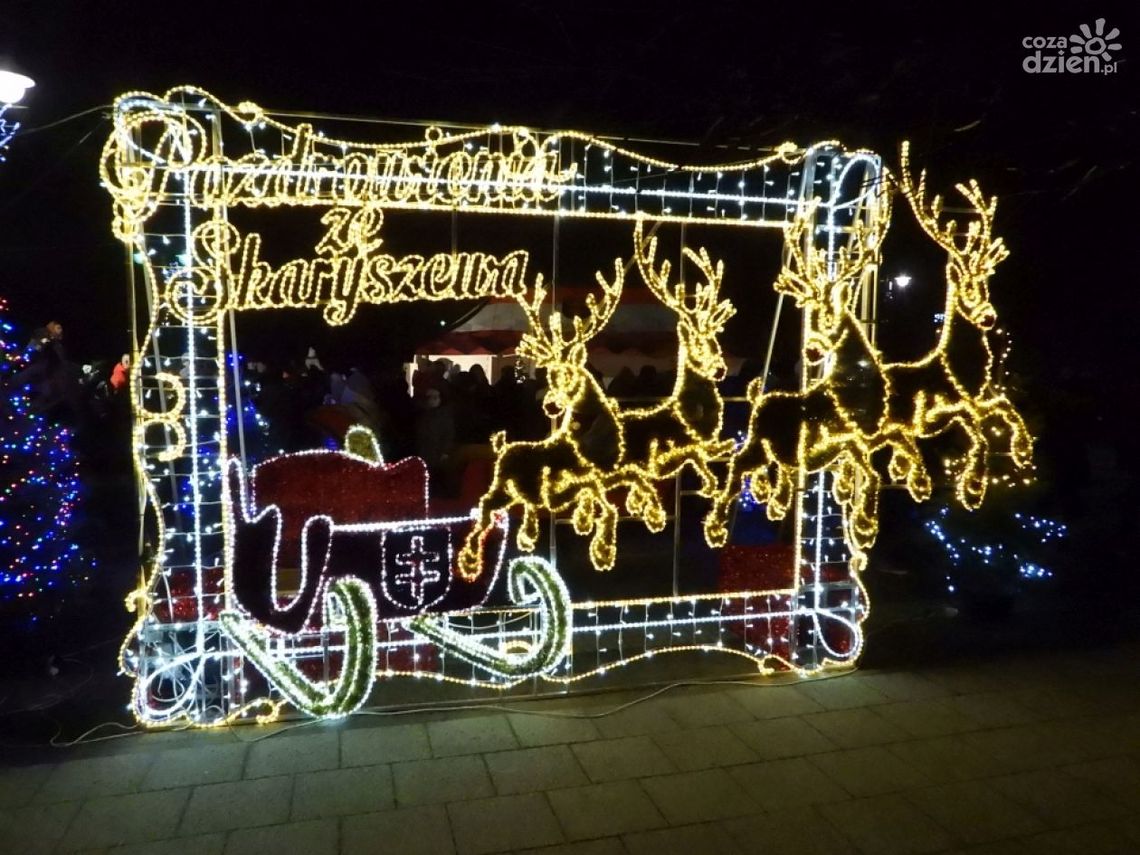 Świąteczna iluminacja rozbłysła w Skaryszewie Świąteczna iluminacja rozbłysła w Skaryszewie