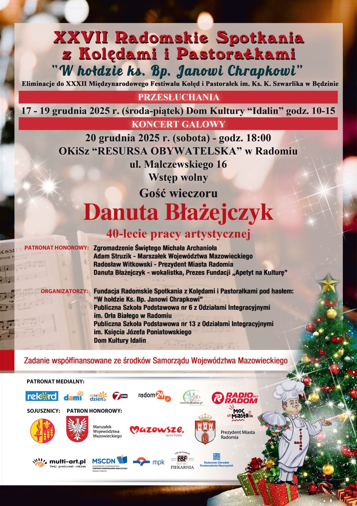 Świąteczna magia w Radomiu – XXVII Radomskie Spotkania z Kolędami i Pastorałkami już w grudniu!