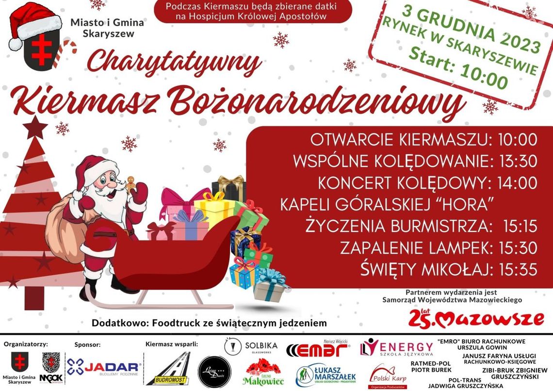 Świąteczny kiermasz w Skaryszewie