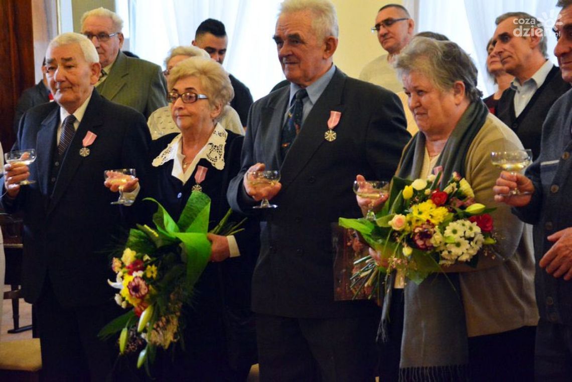 Świętowali jubileusze pożycia małżeńskiego Świętowali jubileusze pożycia małżeńskiego