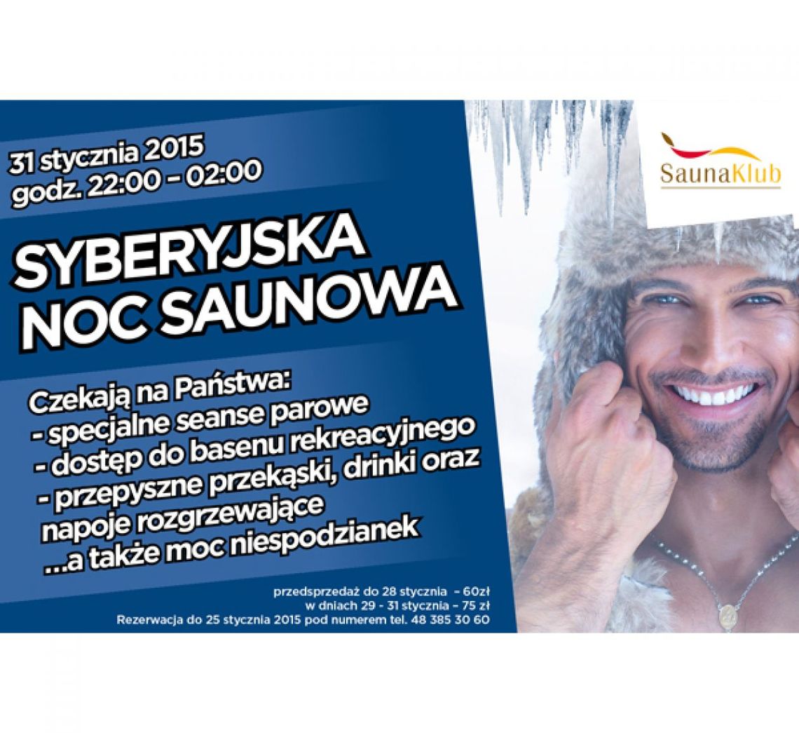 Syberyjska Noc Saunowa w Aquaparku