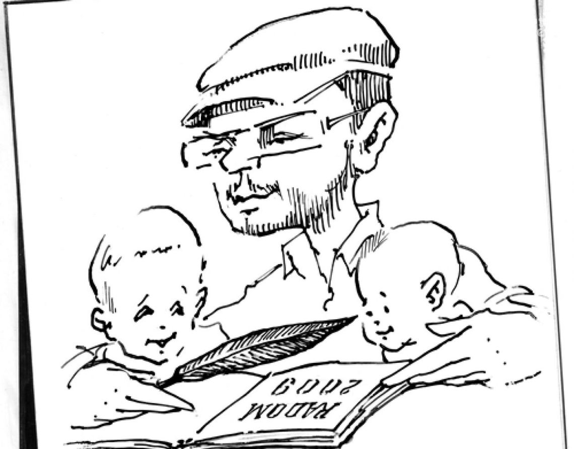 Szare i sylwestrowe czyli poezja i rysunek w jednym