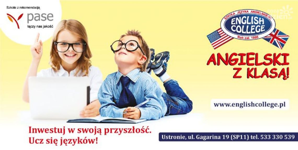 Szkoła ENGLISH COLLEGE na Osiedlu Ustronie! Szkoła ENGLISH COLLEGE na Osiedlu Ustronie!