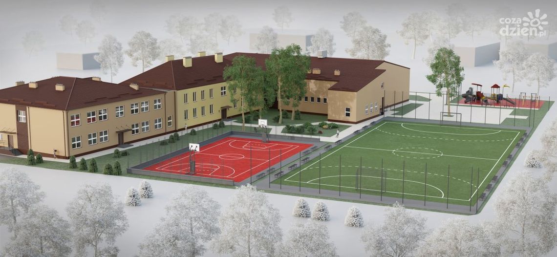 Szkoła w Małęczynie zostanie przebudowana [WIZUALIZACJA]