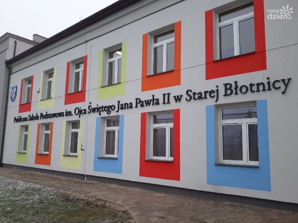 Szkoła w Starej Błotnicy już po remoncie Szkoła w Starej Błotnicy już po remoncie