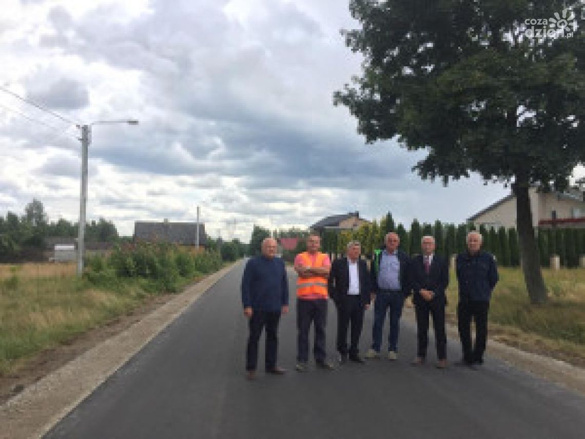 Szydłowiec. Droga Szydłowiec-Wysocko oddana do użytku