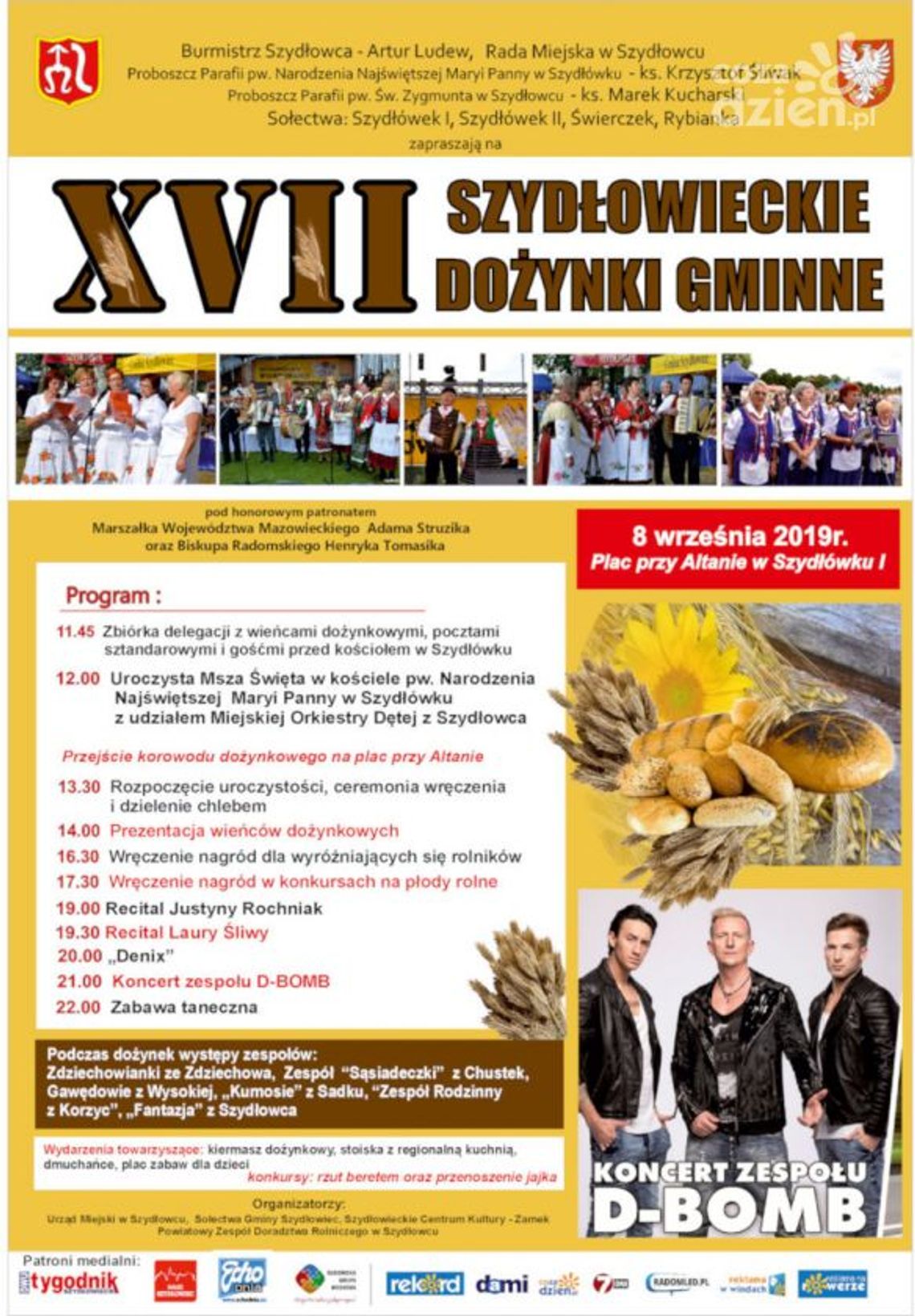 Szydłowiec. Już niebawem gminne dożynki Szydłowiec. Już niebawem gminne dożynki