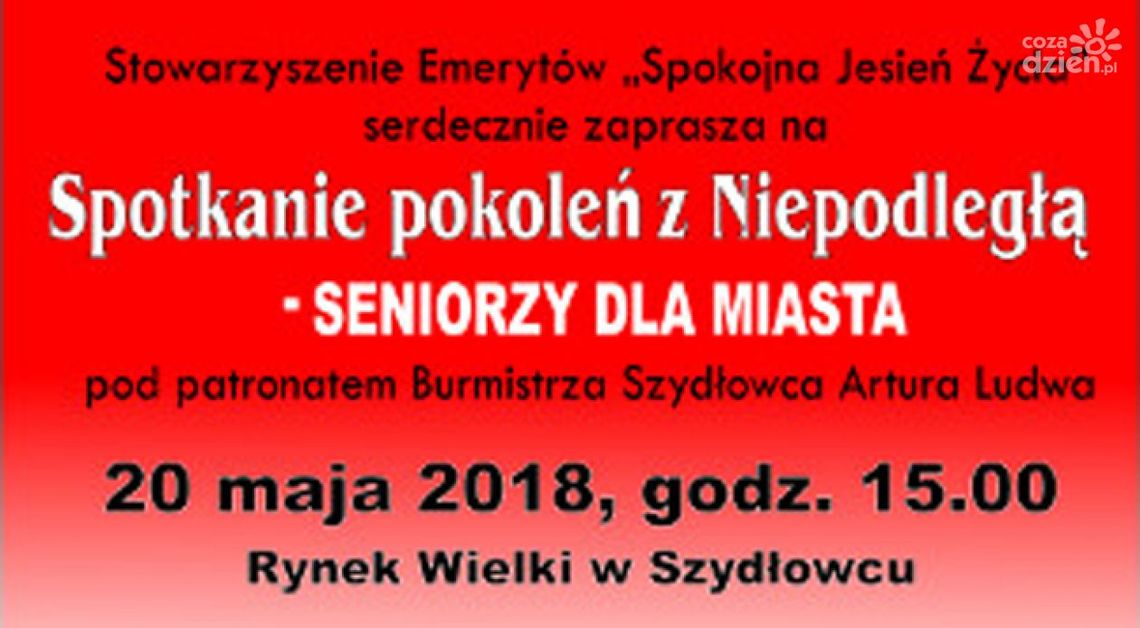 Szydłowiec. Spotkanie pokoleń z Niepodległą Szydłowiec. Spotkanie pokoleń z Niepodległą
