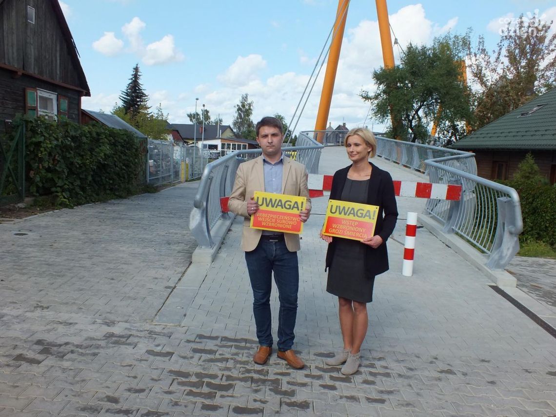 Tabliczka zamiast ochrony