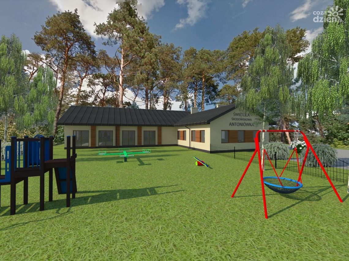 Tak będzie wyglądać świetlica środowiskowa w Antoniówce