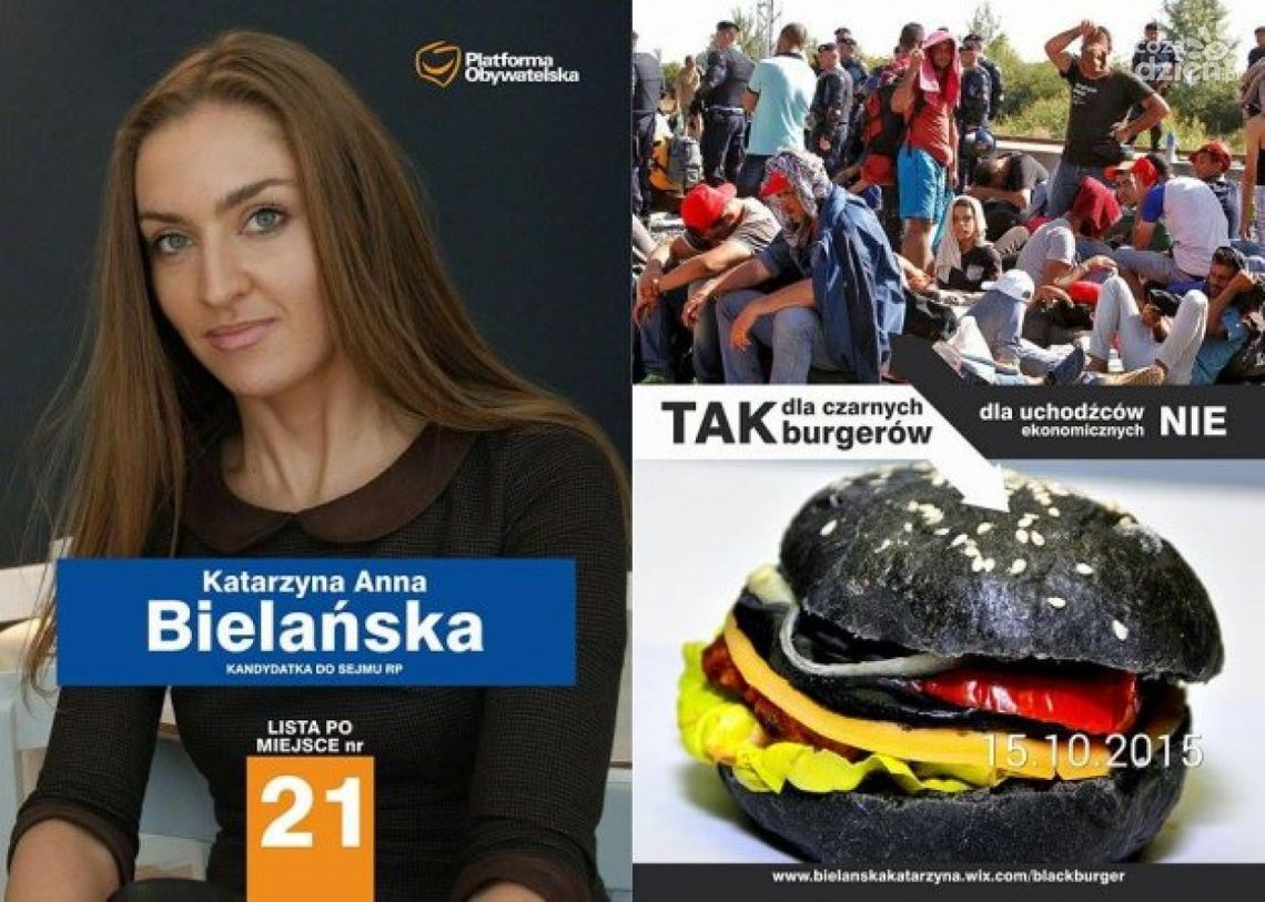 Tak dla czarnych burgerów, nie dla uchodźców?