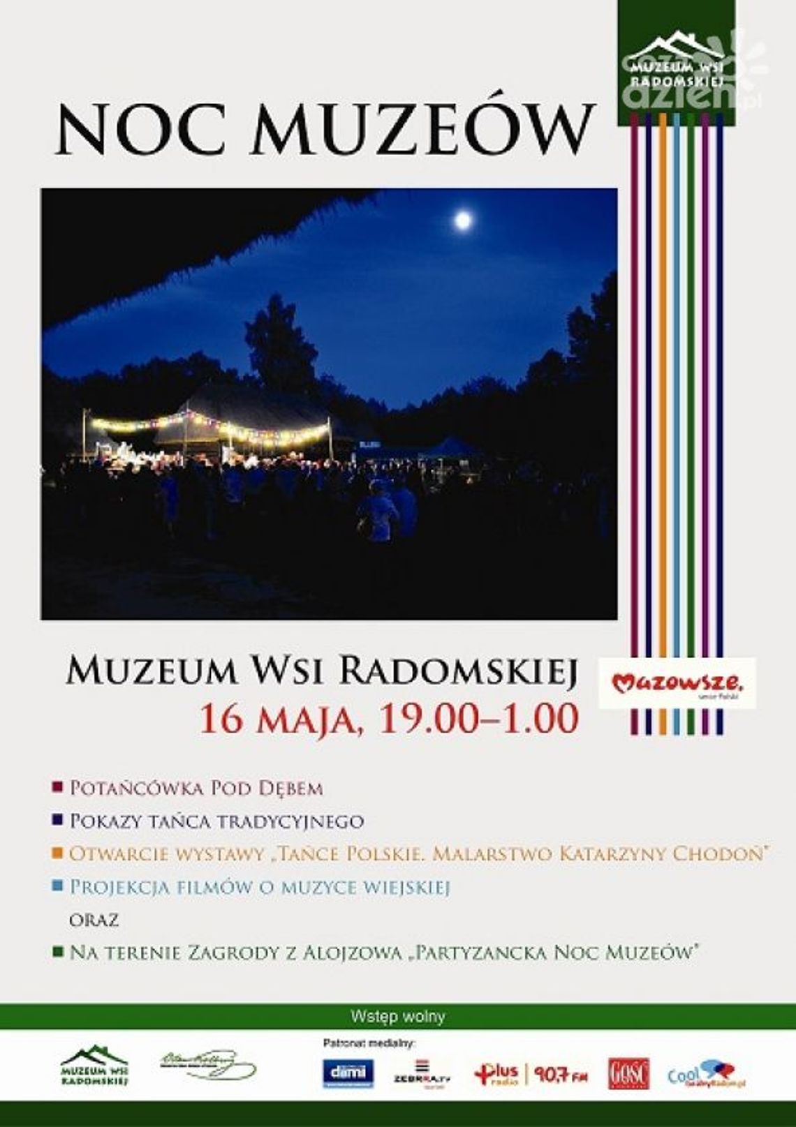 "Tańce Polskie" - Noc Muzeów w Muzeum Wsi Radomskiej