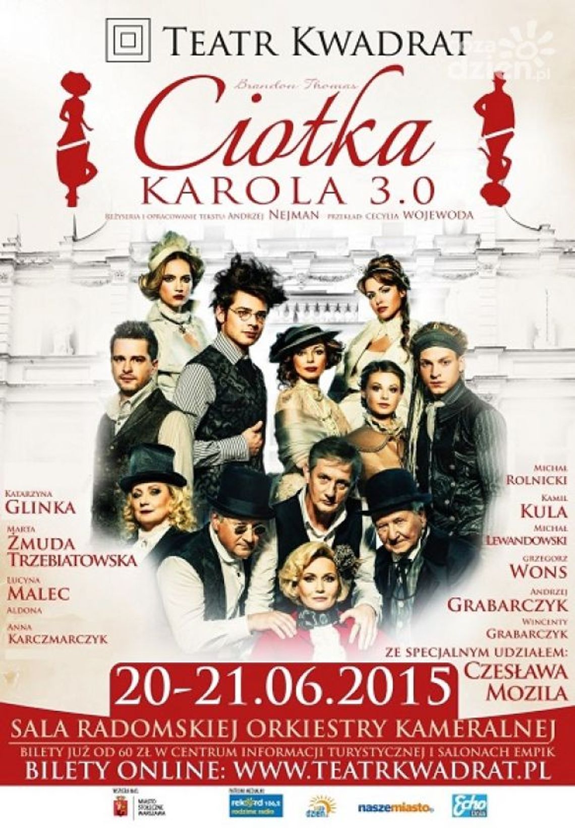 Teatr Kwadrat: "Ciotka Karola 3.0" w Radomiu!