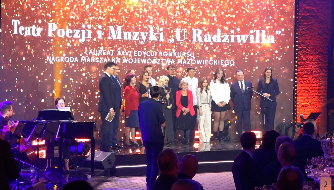 Teatr „U Radziwiłła” z Szydłowca z Nagrodą Marszałka! Poetycka pasja doceniona na Mazowszu