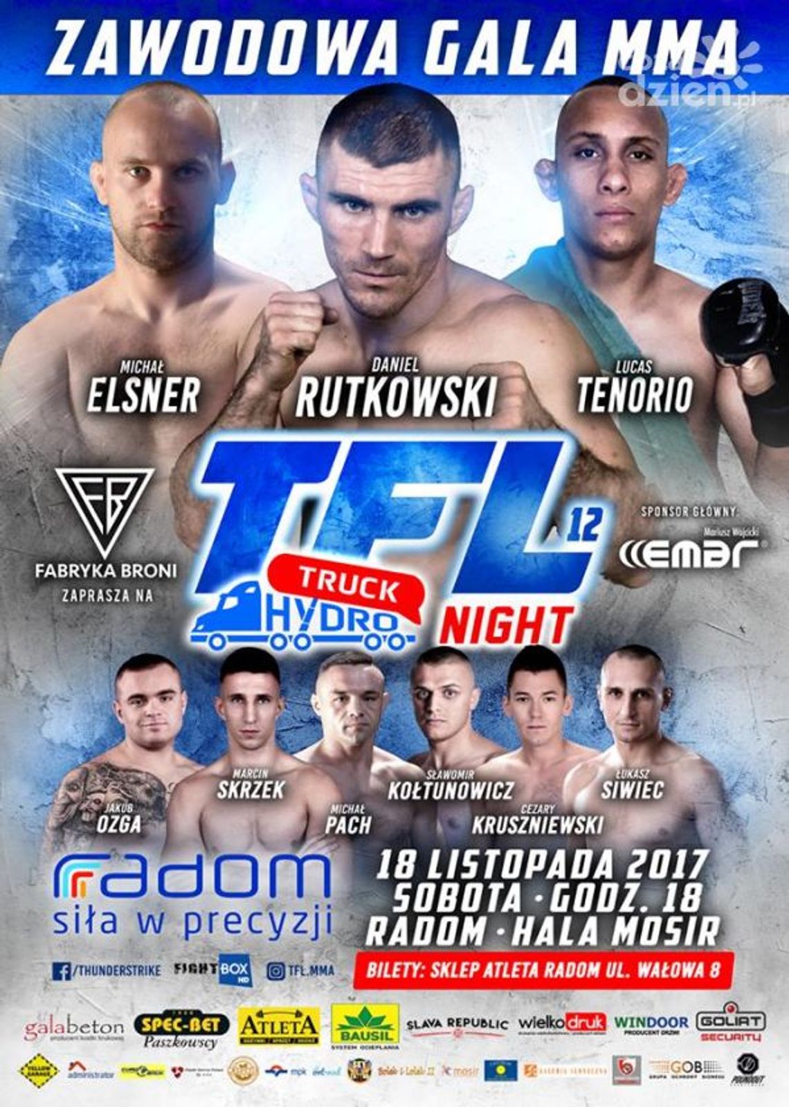 TFL 12. Wojownicy MMA w radomskiej klatce