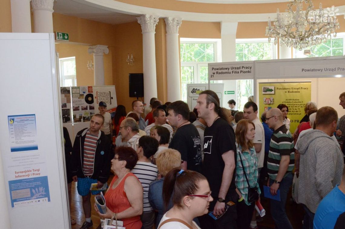 Tłumy na targach pracy w Pionkach