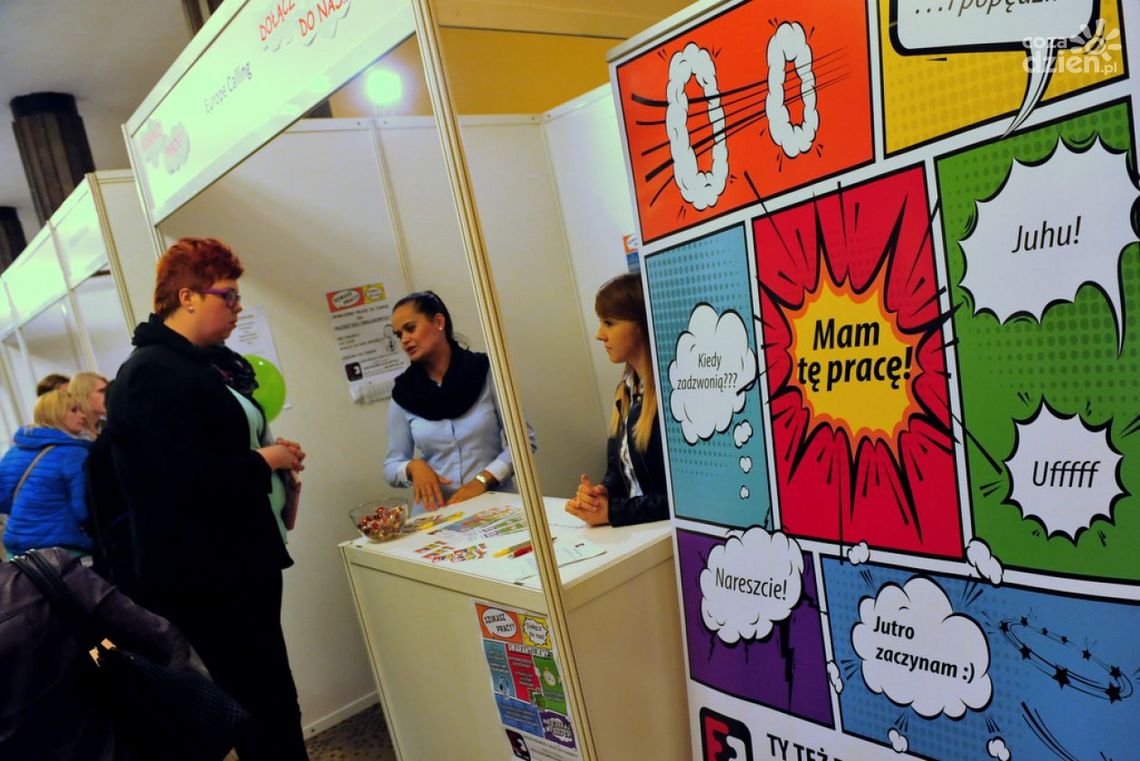 Tłumy na tragach pracy