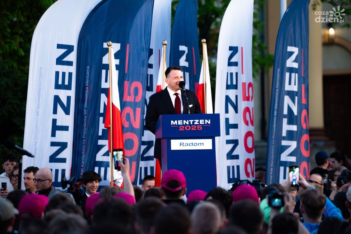 Tłumy radomian na wyborczym spotkaniu ze Sławomirem Mentzenem
