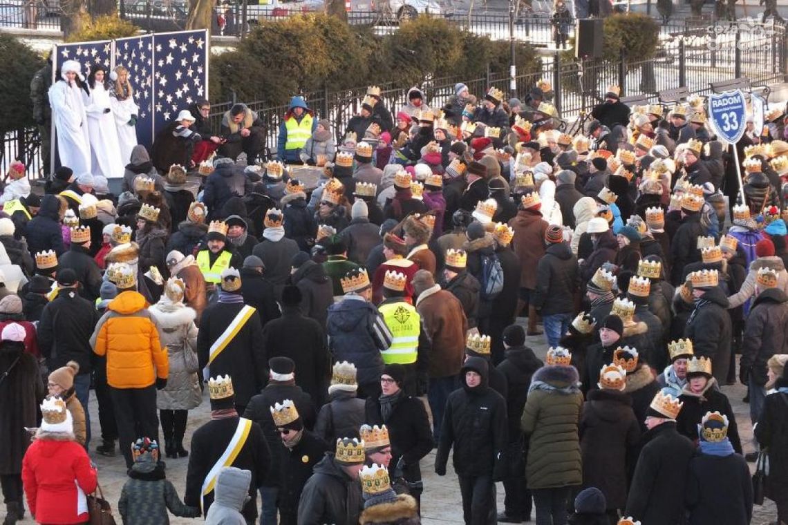 Tłumy radomian uczestniczyły w Orszaku Trzech Króli
