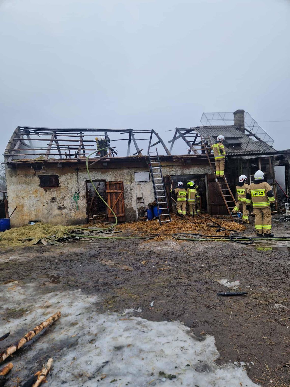 Tragedia w podradomskiej gminie. W pożarze zginął mężczyzna! Pożar w gminie Wolanów