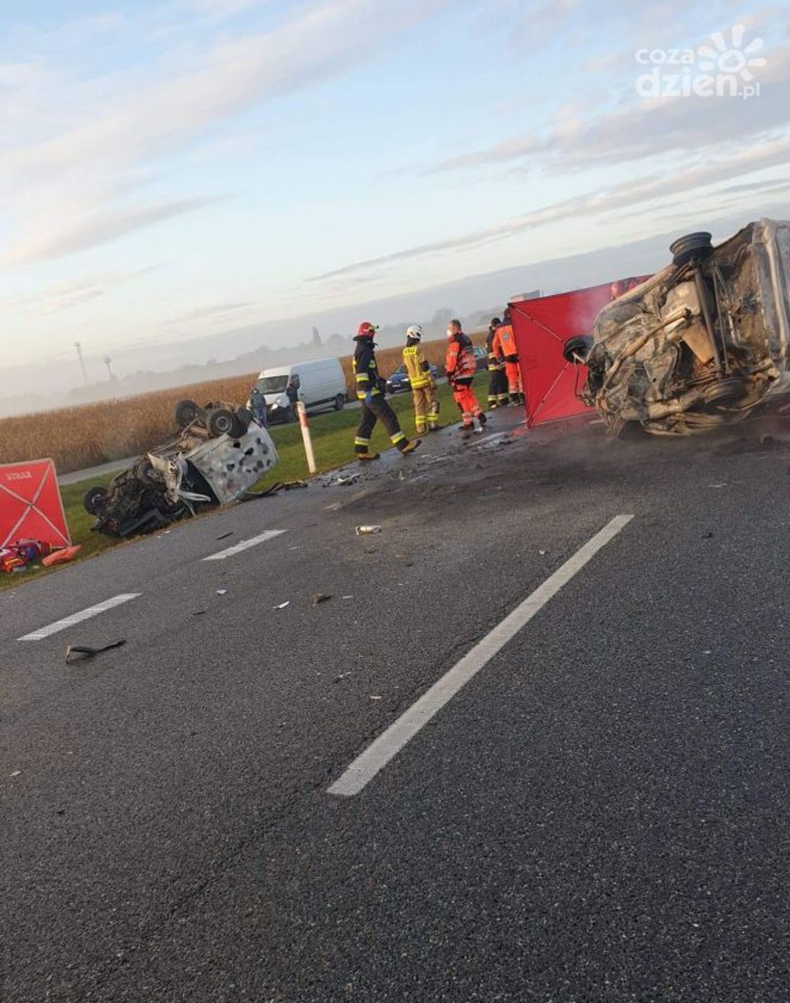 Tragiczny wypadek na DK 50. Zginęły trzy osoby