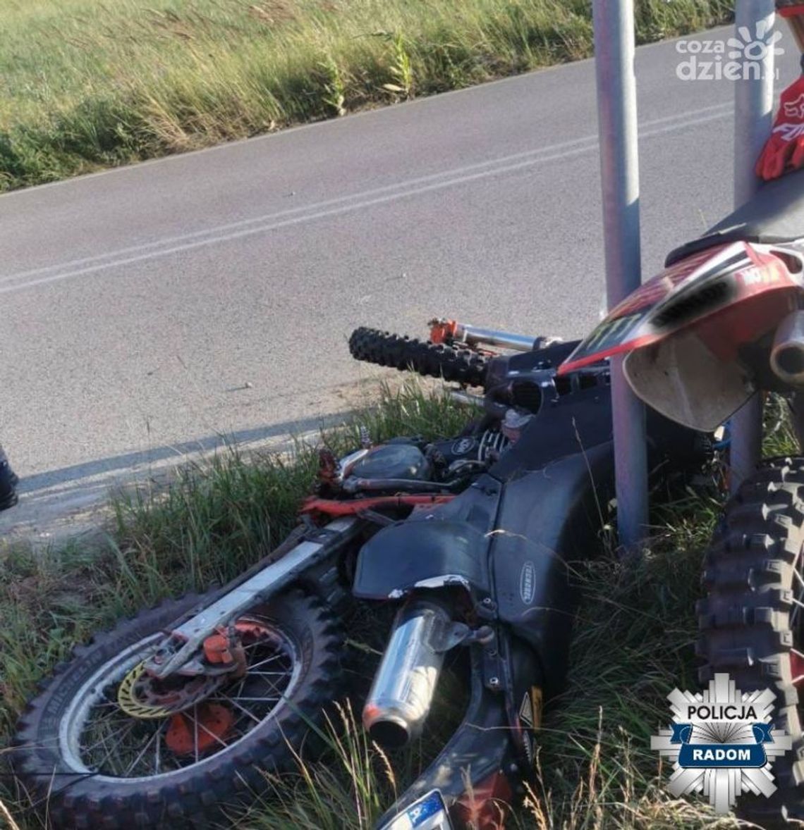 Tragiczny wypadek. Zginął motocyklista Tragiczny wypadek. Zginął motocyklista