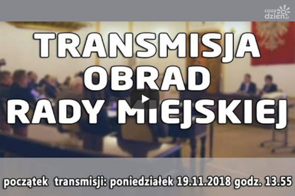 Transmisja obrad Rady Miejskiej